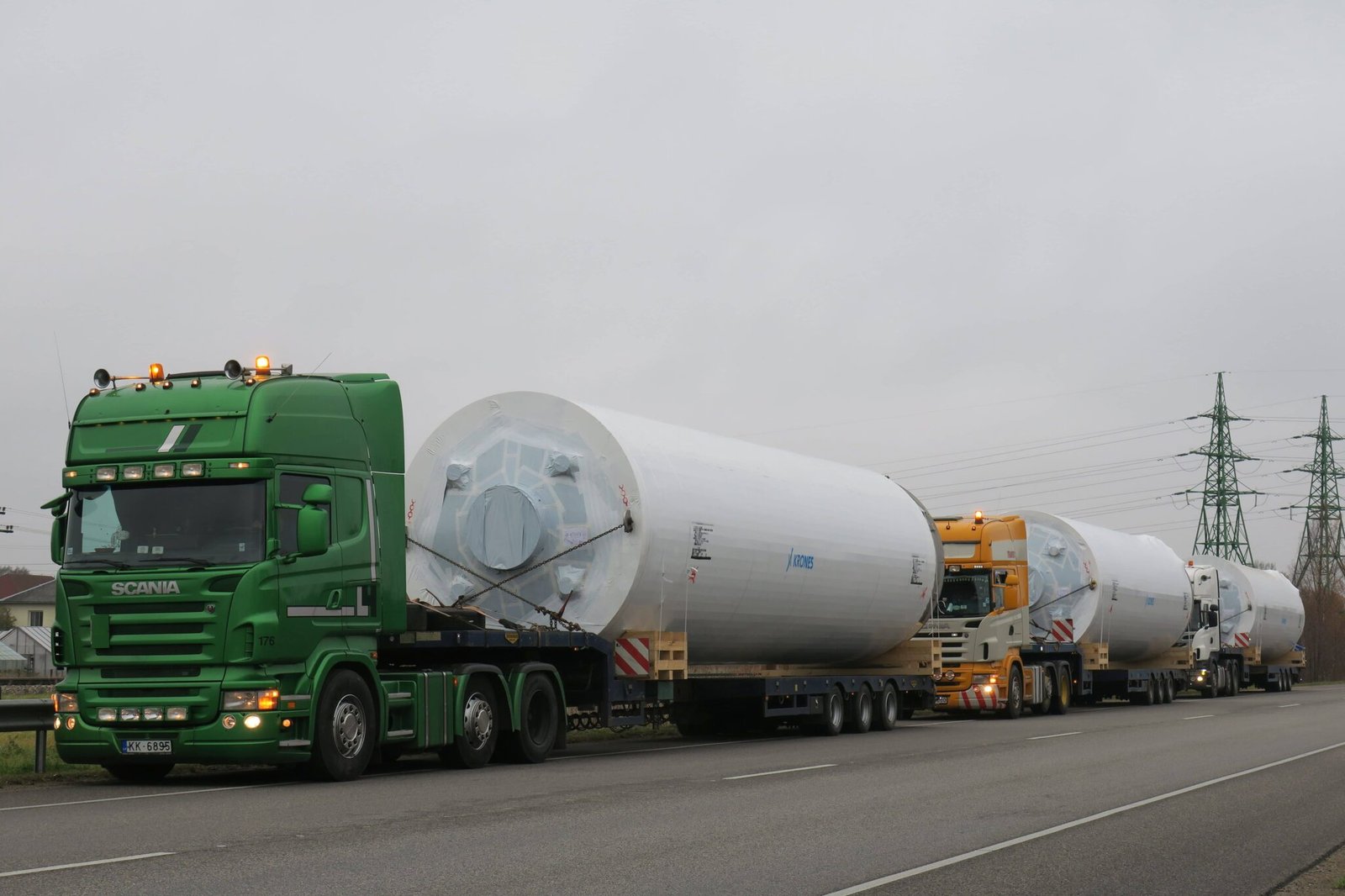 Brauereikessel bereit für den Transport nach Bischkek